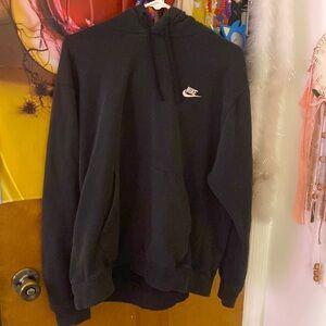 Large Black Nike hoodie.